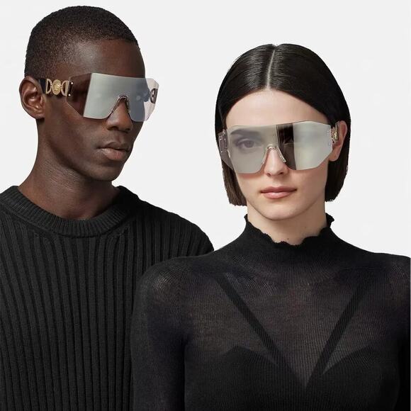New, VERSACE Sunglasses MOD.2258 1002/6G Authentic